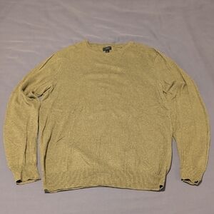 J. Crew Men's Crewneck Cotton Cashmere Sweater in Olive, Size S